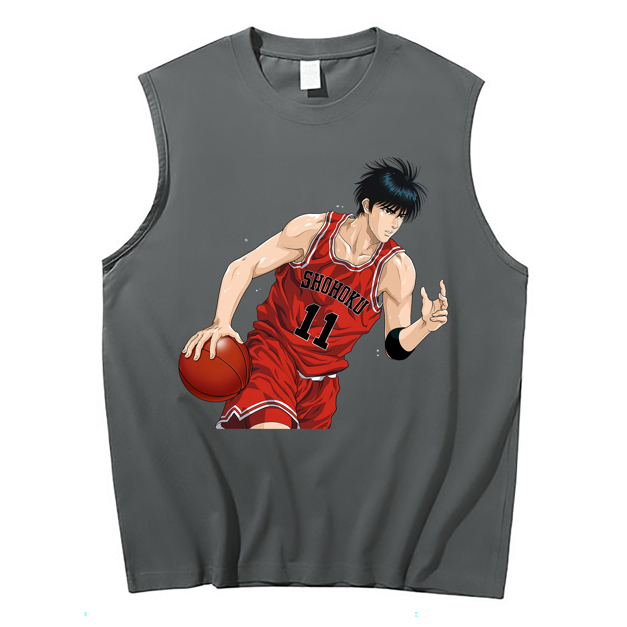 （画像用） SLAM DUNK／スラムダンク コットン100％タンクトップ（フロントプリント）